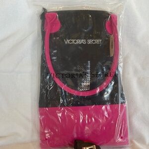Victoria’s Secret Lg Sequined Black/Pink Tote bag - NWT